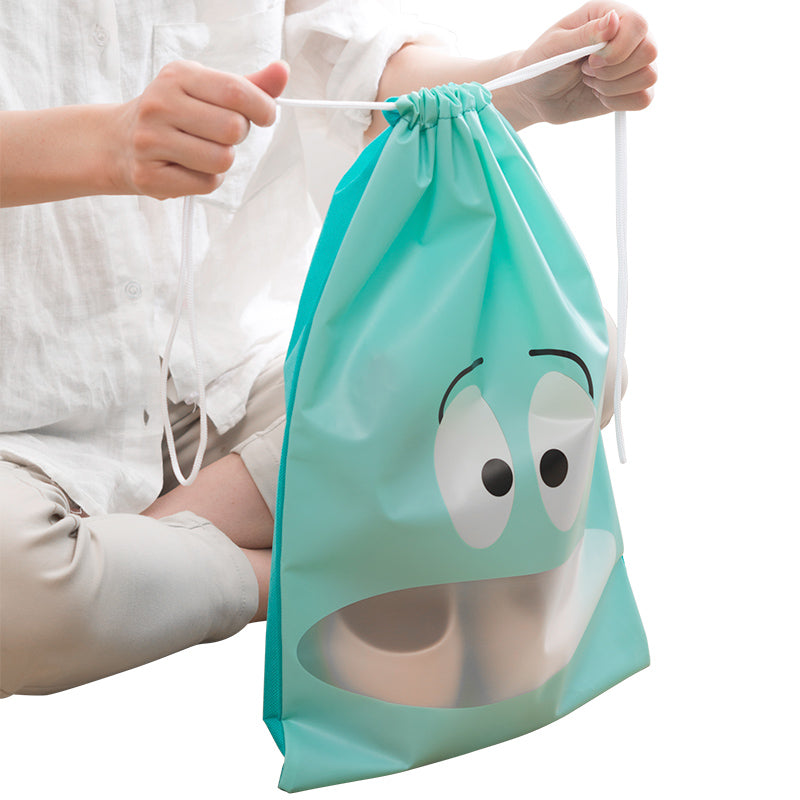 Travel Shoe Storage Bag - Transparent Dustproof Organizer