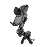 XYAJUANG 360°Rotatable Vent Extension Arm Car Phone Holder Multifunctional Adjustable Mount for All Mobile Phones (Vent-Black)
