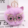 Grit Cat Owl Plush Keychain for Car Accessories
