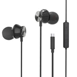 USB C Headphones for iPhone 15 USB C Earphones Wired Earbuds Stereo Noise in-Ear Headphones reductionUSB C Headphones with Mic&Volume Control compatible for Samsung Galaxy S23 Ultra S22 S21 A53 A54