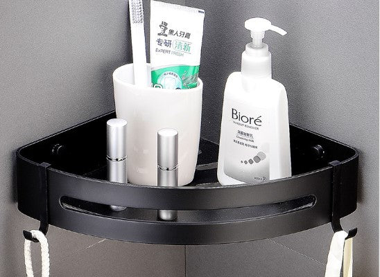 No-Drill Bathroom Storage Rack