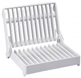 Foldable Plastic Tray Drainer for Kitchen Storage
