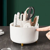 Rotating Makeup Brush Storage Tube for Dressing Table