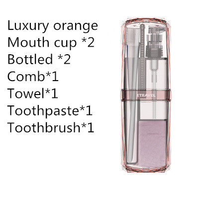Men's Travel Toiletry Bag Set with Cup and Organizer