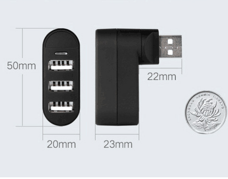 USB Hub Multi-Port 2.0 High-Speed Expansion Hub