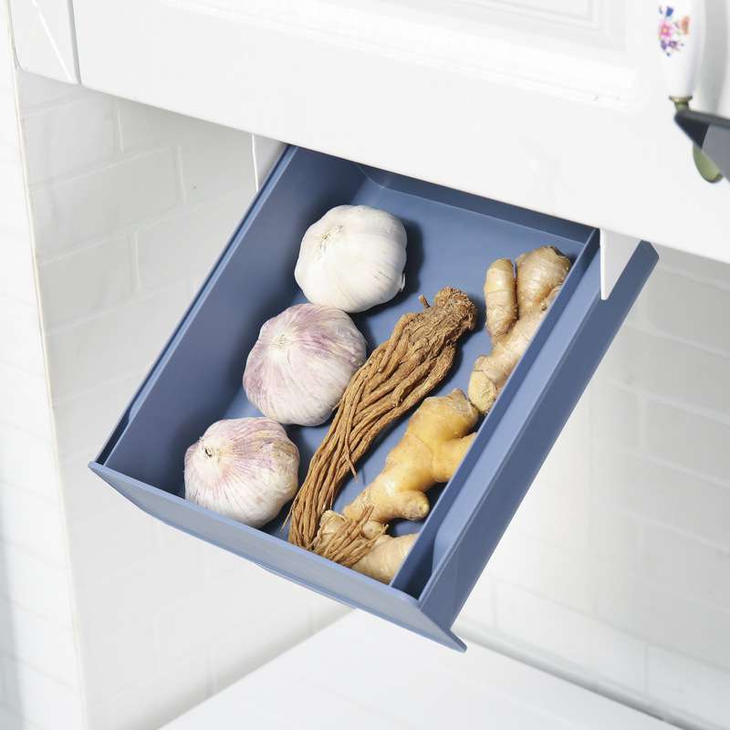 Hole-free Cabinet Hanging Storage Box with Drawers