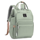 Pomelo Best Diaper Bag Backpack Stylish Waterproof Multifunctional Large Baby Bag with Changing Mat and Stroller Straps (Green)