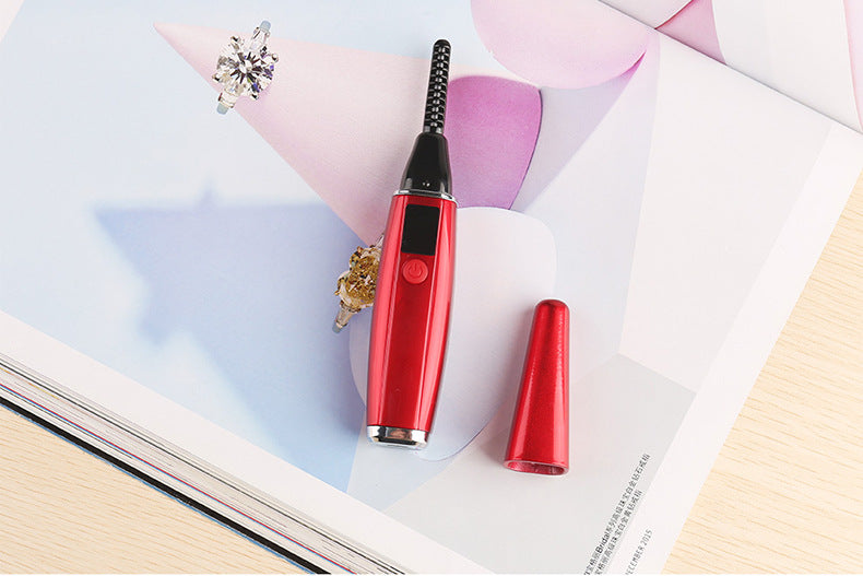Mini Portable Electric Eyelash Curler Makeup Tool