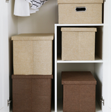 Japanese Minimalist Foldable Cotton Linen Storage Box