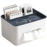 Gray Blue Multifunctional Tissue Organizer for Home