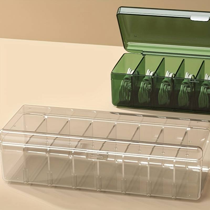 Desktop Cable Organizer and Charger Storage Box