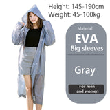 Thick Waterproof Hooded Raincoat for Outdoor Hiking