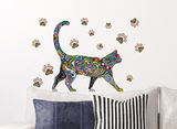 Removable Cat Pattern PVC Wall Sticker for Home Decor