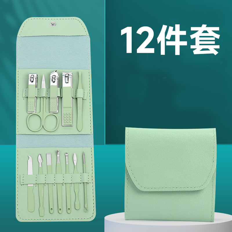 16-Piece Premium Stainless Steel Nail Care Set