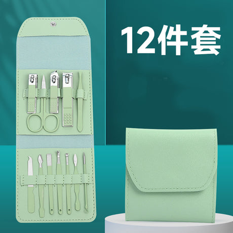 16-Piece Premium Stainless Steel Nail Care Set