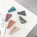 Triangular Geometric Hair Clip - Retro Ins Style