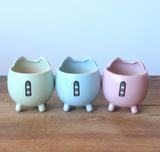 Hand-Painted Ceramic Succulent Planter Pot