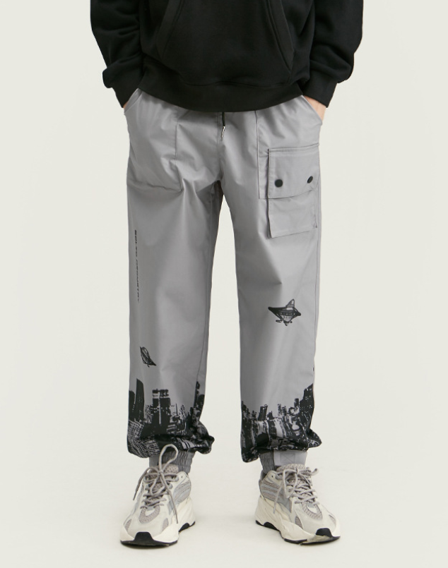 INF Men's 2019 Fall Winter Digital Print Sport Pants