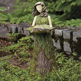 Fairy Statue Bird Feeder for Outdoor Home Decor