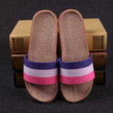 Linen Slippers for Couples - Summer Home Footwear