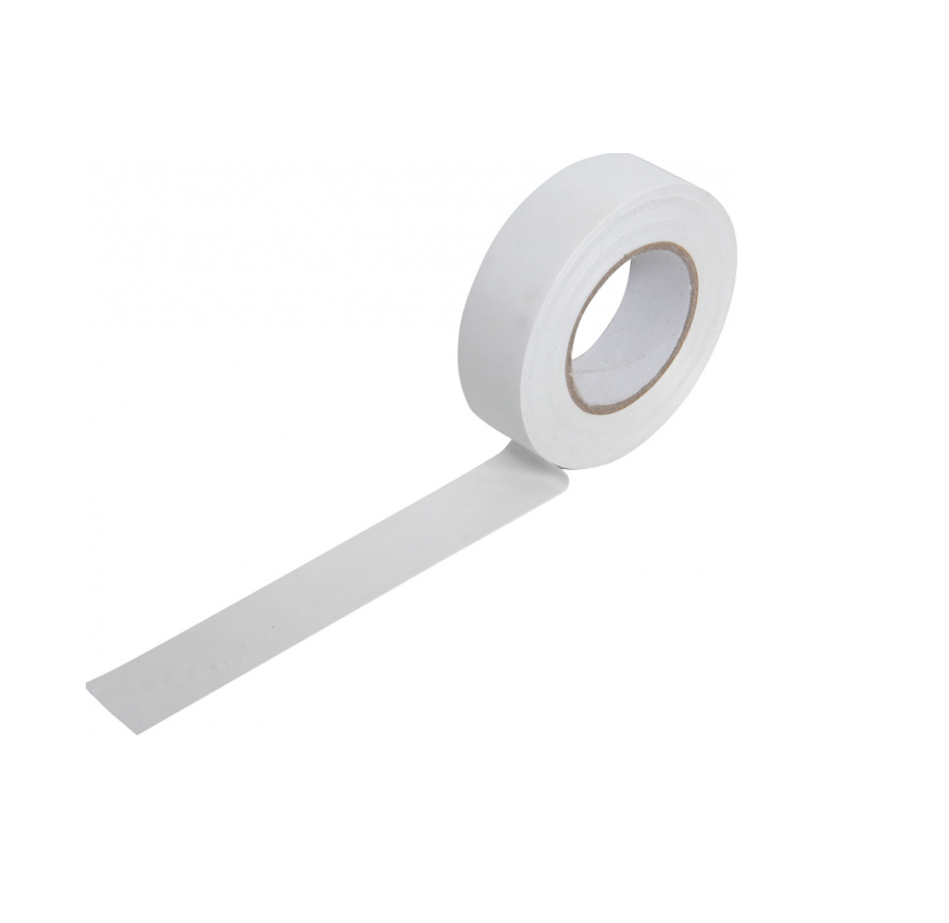 Mercury Insulation Tape 19mm x 20m White 710.303UK
