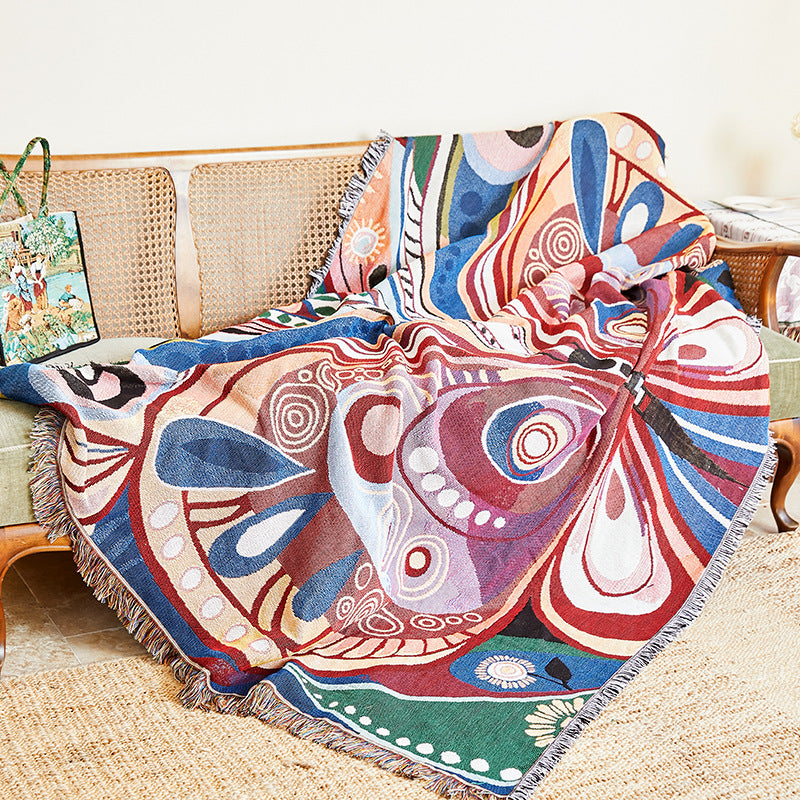 Bohemian Outdoor Camping Blanket and Picnic Mat