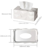 Elegant Geometric Tissue Box for Home and Office Decor