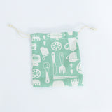 Cotton Linen Drawstring Storage Bag for Students