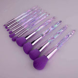 Crystal Diamond Makeup Brush Set for Beginners