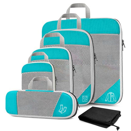 Lightweight Travel Storage Organizer Set with Shoe Bag