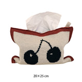 Knitted Tissue Box Storage Bag