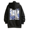 Men's Plus Size Velvet Hooded Jacket for Autumn/Winter