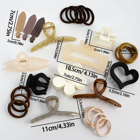 Coffee Series Hair Clip Sets