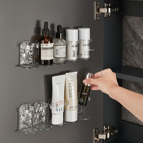 Glacier Pattern Bathroom Organizer for Skincare and Toothbrush