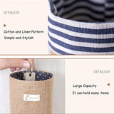 Linen Wall Hanging Storage Bags for Organizing Items
