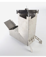 Stainless Steel Folding BBQ Grill for Camping and Firewood