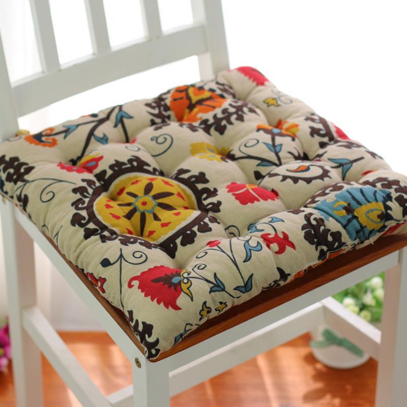 National Style Thickened Office Chair Cushion