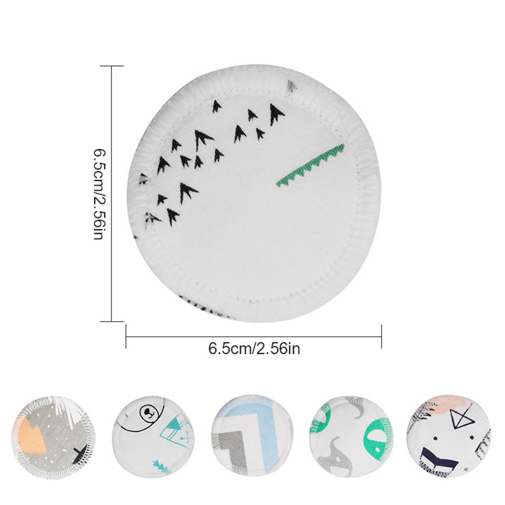 Cotton Cartoon Printed Reusable Makeup Remover Pads