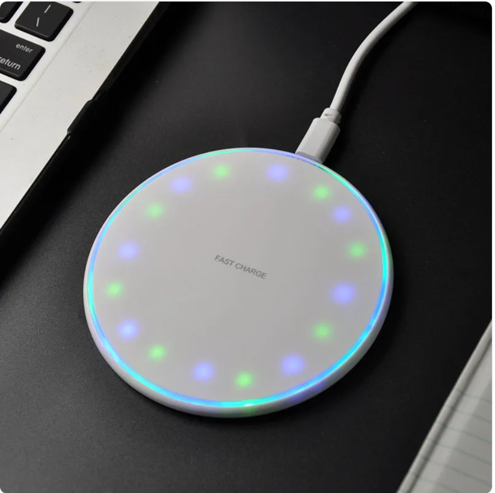 Round Fast Wireless Charging Pad
