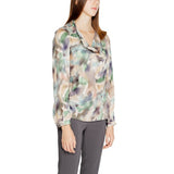 Rinascimento Bicolor Polyester Blouse