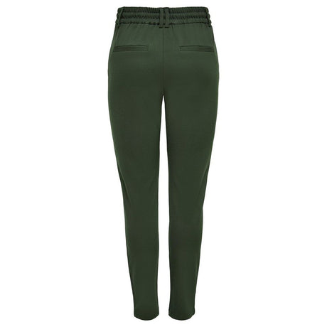 Only Green Viscose Casual Pants