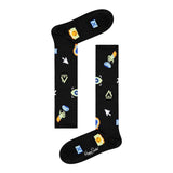 Happy Socks Black Cotton Socks