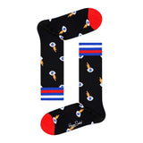 Happy Socks Black Cotton Socks