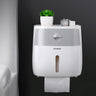 Tissue Box and Bathroom Storage Organizer Shelf