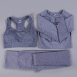 2/3PCS Seamless Women Workout Sportswear - Atlantic Shopping Mall