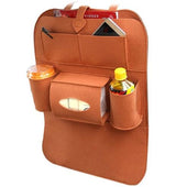 Car Seat Cover with Backrest Storage Bag