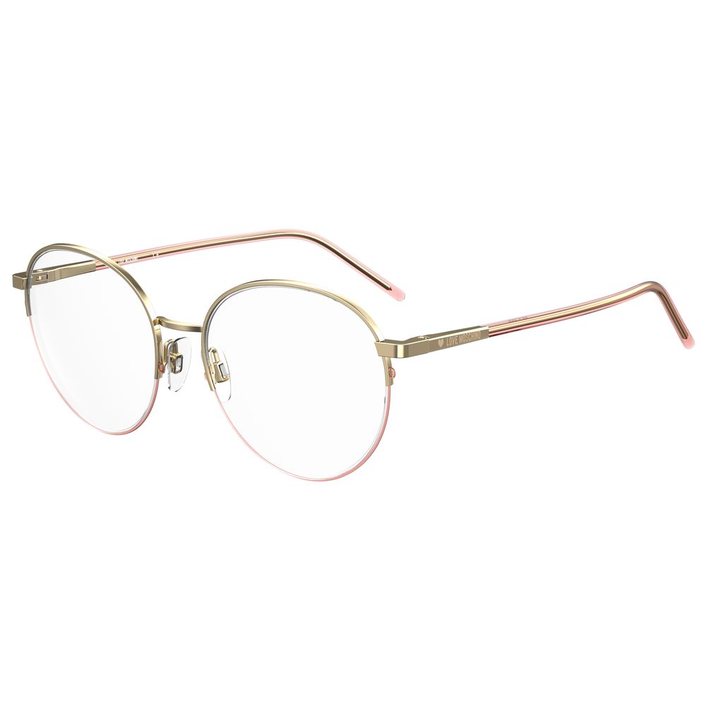 Love Moschino Rose Gold Metal Glasses (Frames)
