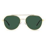 Polaroid Gold Stainless Steel Sunglasses