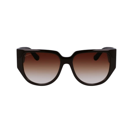 Ferragamo Brown Bio Injected Sunglasses