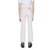 Vero Moda Beige Cotton Bootcut Jeans